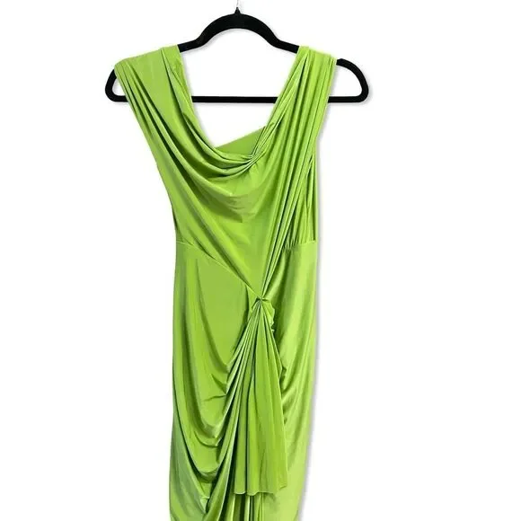 green emerald velvet dress NELLIE ELECTRIC BLUE DRAPED MAXI DRESS | CULT MIA main image 1